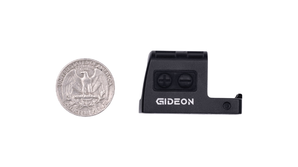 Gideon Optics Valor Mini Micro 1x 20.5x16mm Reflex Red Dot Sight, 3 MOA Dot Reticle, Black, VLMINI-RD