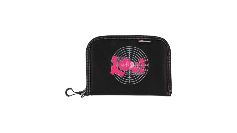 Girls With Guns 9075 Love Made Of Polyester With Black Finish, Pink Love Graphi