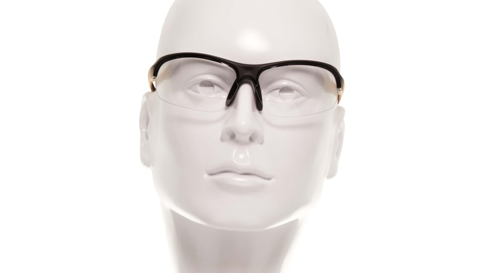 Girls With Guns Devotee Protective Shooting Safety Glasses, Gold/Brown Frame, Clear Lenses, One Size, 2371