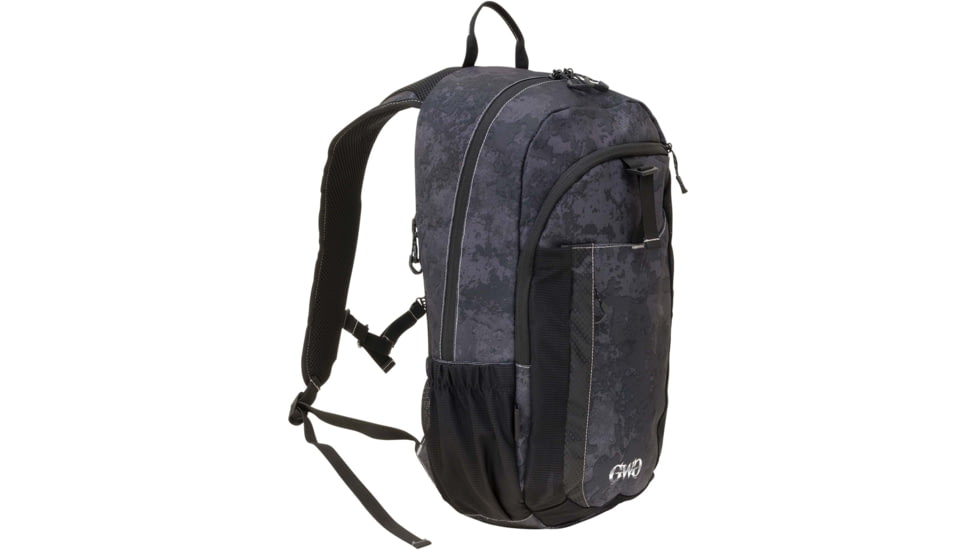Girls With Guns Midnight Deluxe Backpack w/ Lockable Concealed Carry, Black/Shade Blackout Camo, 10 in x 19 in x 7.5 in, 70637