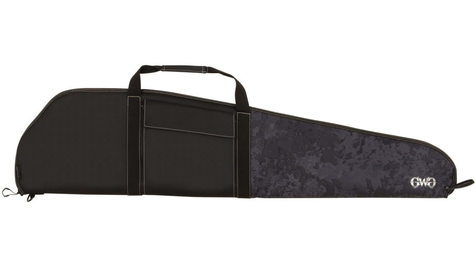 Girls With Guns Midnight Lockable Rifle Case, 46in Scoped/Non-Scoped Rifle, Black/Shade Blackout Camo, 47 in x 11.25 in, 907-46