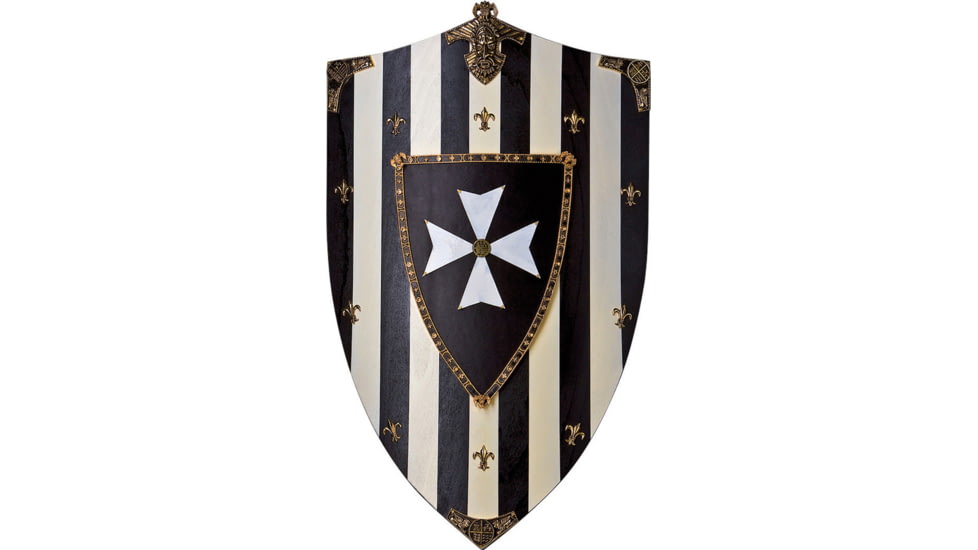 Gladius Hospitaliers Wooden Shield, 28.5 x 18.75, 877