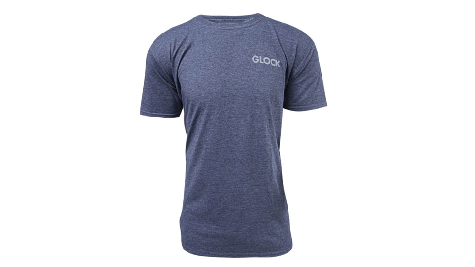 Glock AA75156 American Flag Heather Navy Medium Short Sleeve