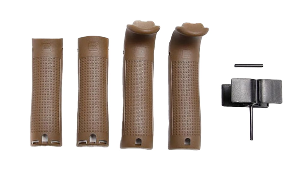 Glock Backstrap/Beavertail Set Compatible w/ Glock 17/22/34/35 Dark Earth Polymer, 30867