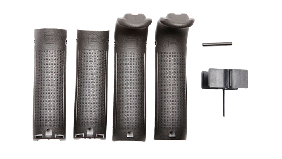 Glock Backstrap/Beavertail Set Compatible w/ Glock 20/21/40/41 Black Polymer, 30819
