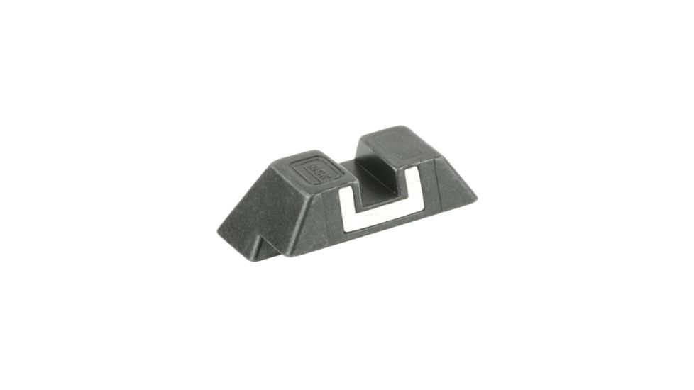 Glock G20/21/29/30/36 6.9MM Fixed Rear Steel Sight, Not G42/G43, White, 6.9mm, GLSP04204