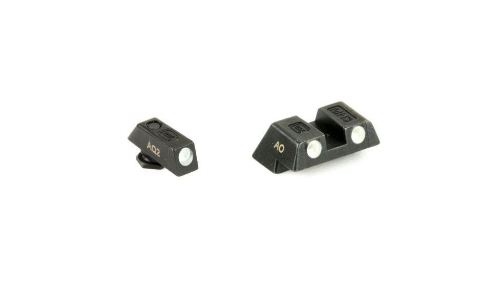 Glock G42 &amp; G43 6.1MM Steel Green Dot Night Sights, Green, 6.1mm, GLSP39930