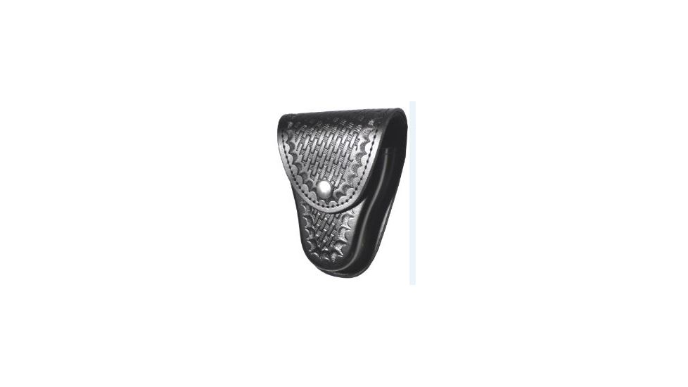 Gould &amp; Goodrich K-Force K80 Handcuff Case/Glove Pouch, Black Weave, Standard Hardware, K80W
