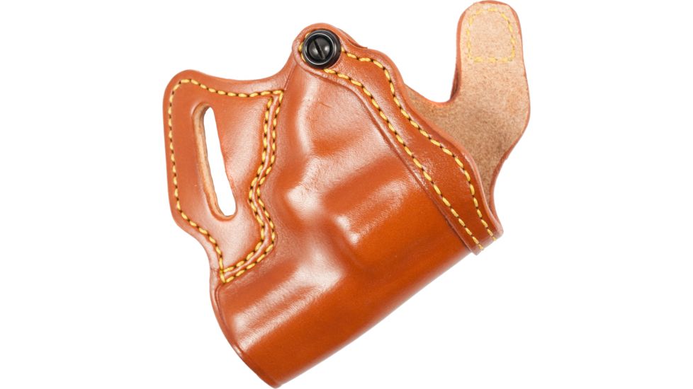 Gould &amp; Goodrich Small of Back Concealment OWB Belt Holster, Ruger SP101/1.88-3in BBl Revolvers, Right Hand, Chestnut Brown, 806-42