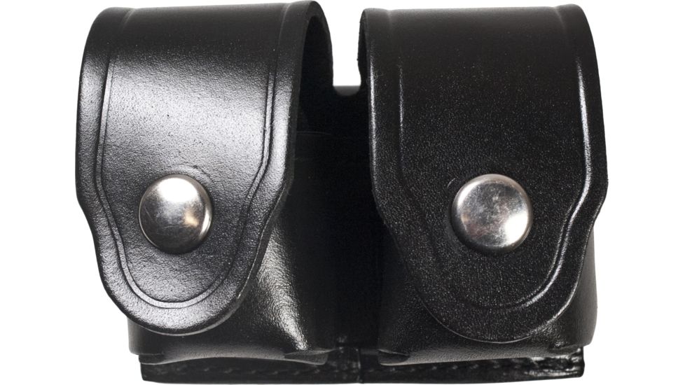 Gould &amp; Goodrich Speedloader Case, Nickel, Black, B162