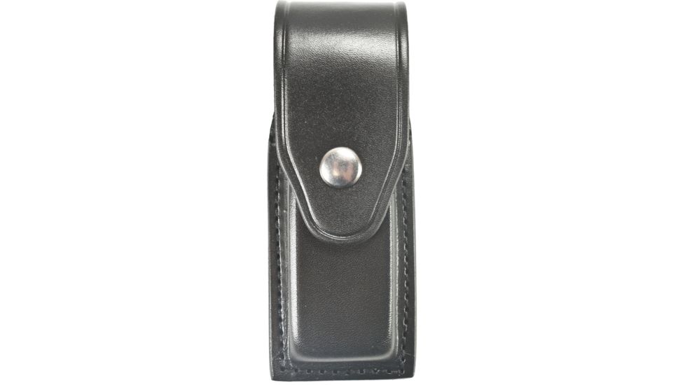 Gould &amp; Goodrich Leather Single Magazine Case, Nickel Snap - Colt 1911, Black, B628-2