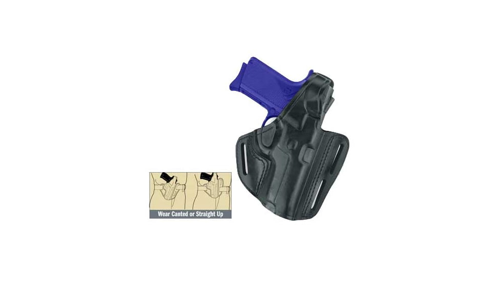 Gould and Goodrich Black Three Slot Pancake Concealment Holster B803-40F