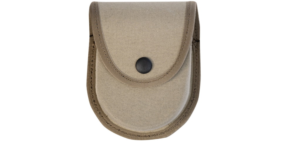 Gould &amp; Goodrich Double Handcuff Cases, Molded Hardware, Silver Tan, XMST596