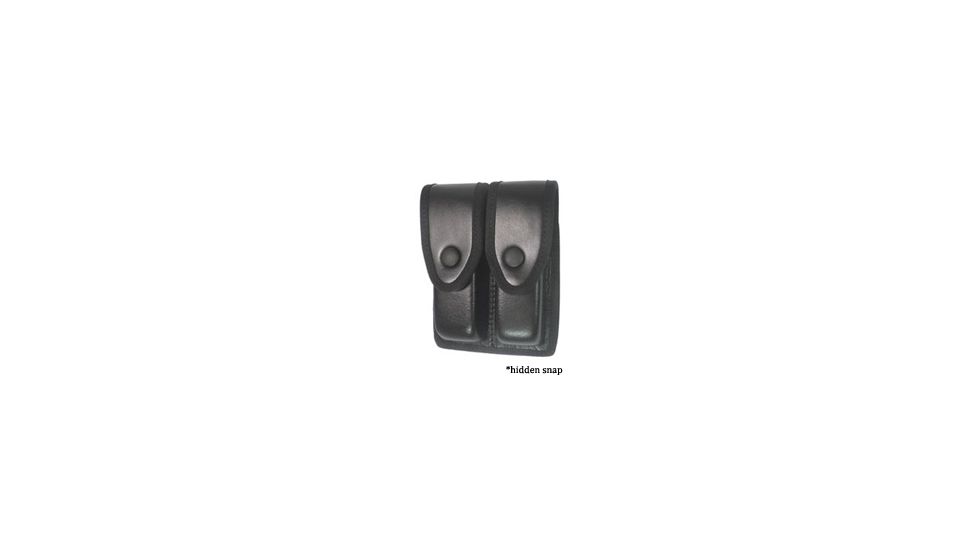 Gould &amp; Goodrich Double Magazine Case, w/Hidden Snap, Glock 20, Black, L627-4HS