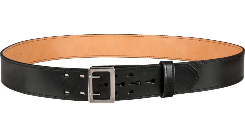 Gould &amp; Goodrich E-Z Slide Duty Belt, 42, Brass, Black, F/LB49-42BR