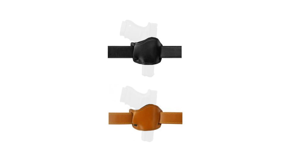 Gould &amp; Goodrich Gold Line Concealment Holster, Black, Chestnut Brown