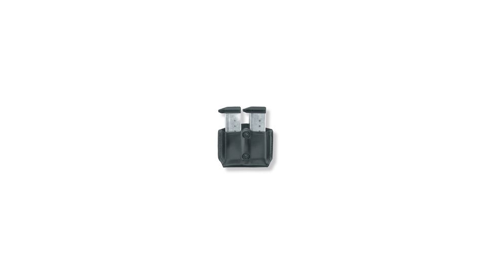 Gould &amp; Goodrich Double Magazine Case w/Paddle, Kahr Arms P380, Kel-Tec P3AT, Black, B831-0