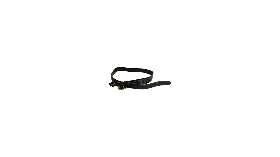 Gould &amp; Goodrich Pants Belt, Nickel Buckle, 32, Black Weave, K52-32W