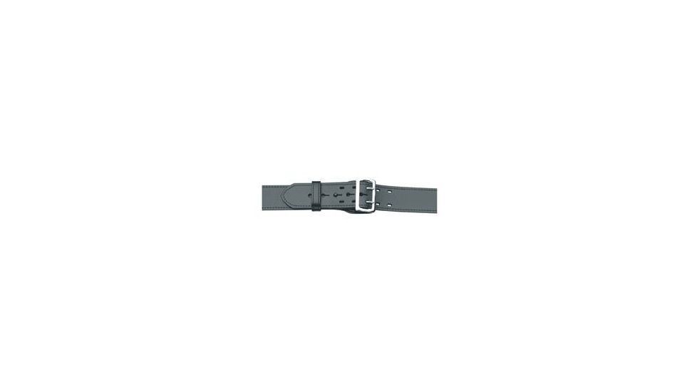 Gould &amp; Goodrich K-Force Lined Duty Belt, 24, Brass Buckle, Black, K59-24FLBR