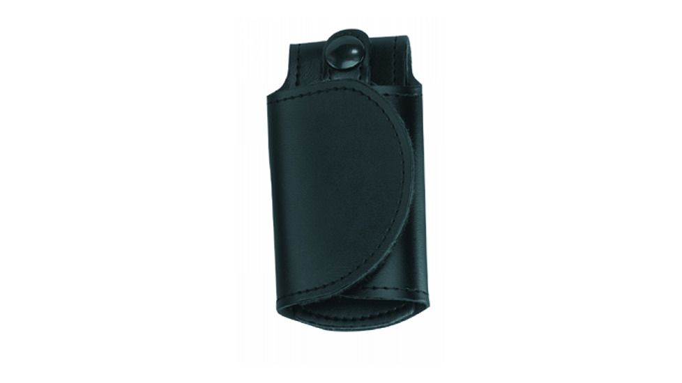 Gould &amp; Goodrich Leather Silent Key Holder, Black Weave, B598W