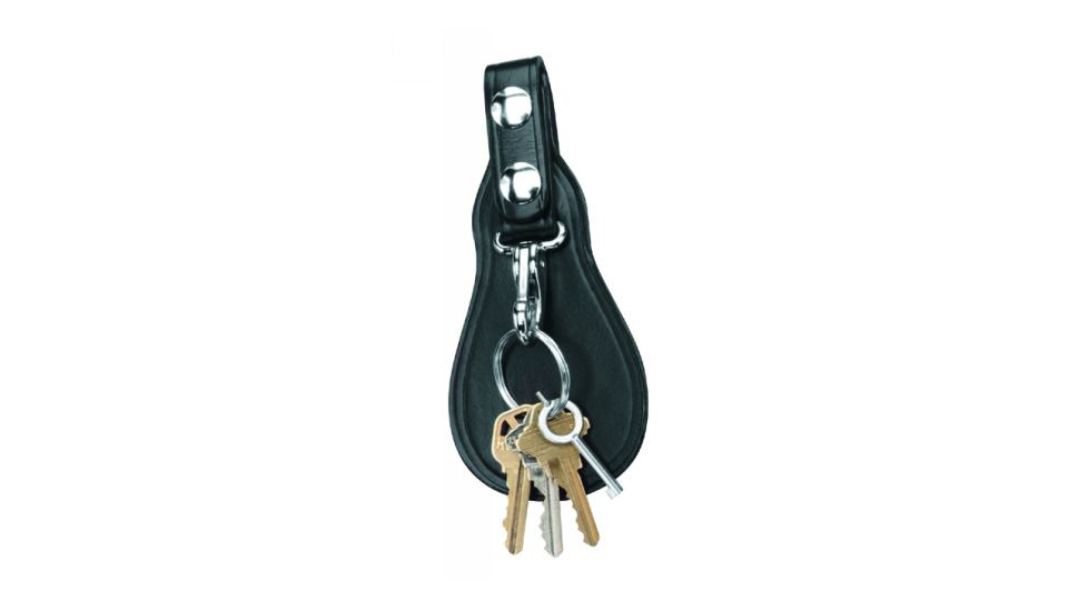 Gould &amp; Goodrich K-Force Key Strap w/Flap, Brass, Black, K72BR
