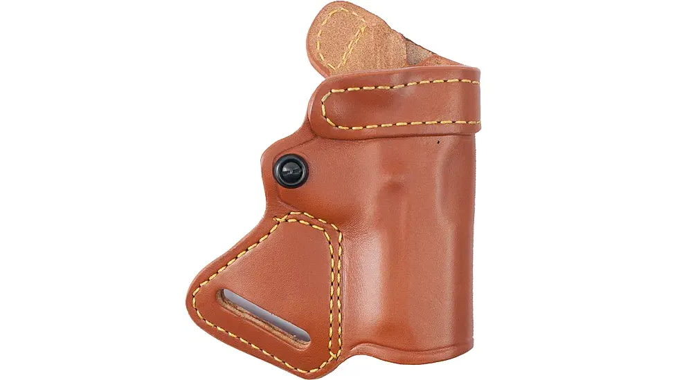 Gould &amp; Goodrich Small of Back Concealment OWB Belt Holster, Glock 17/22/31, Left Hand, Chestnut Brown, 806-G17LH