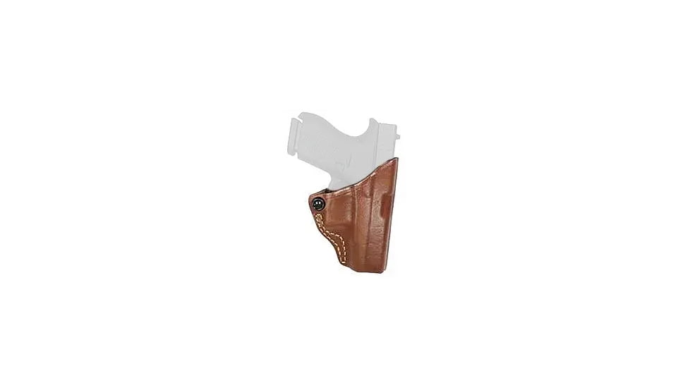 Gould &amp; Goodrich Tension Slide OWB Belt Holster, Glock 42, Right Hand, Chestnut Brown, 897-G42