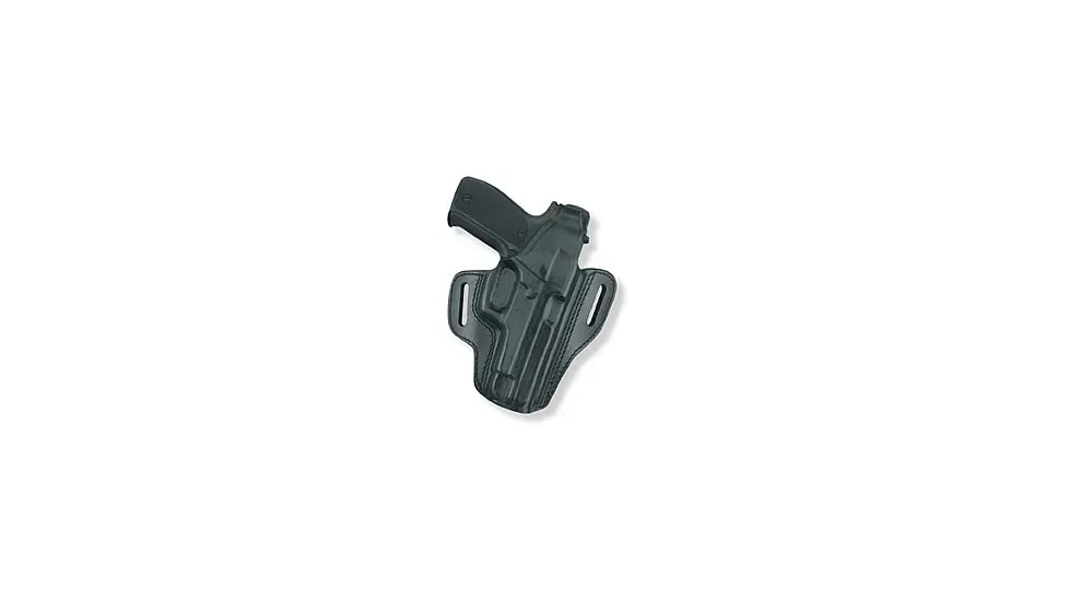 Gould &amp; Goodrich Two Slot Pancake Concealment OWB Belt Holster Glock 43, Right Handed, Black, B802-5
