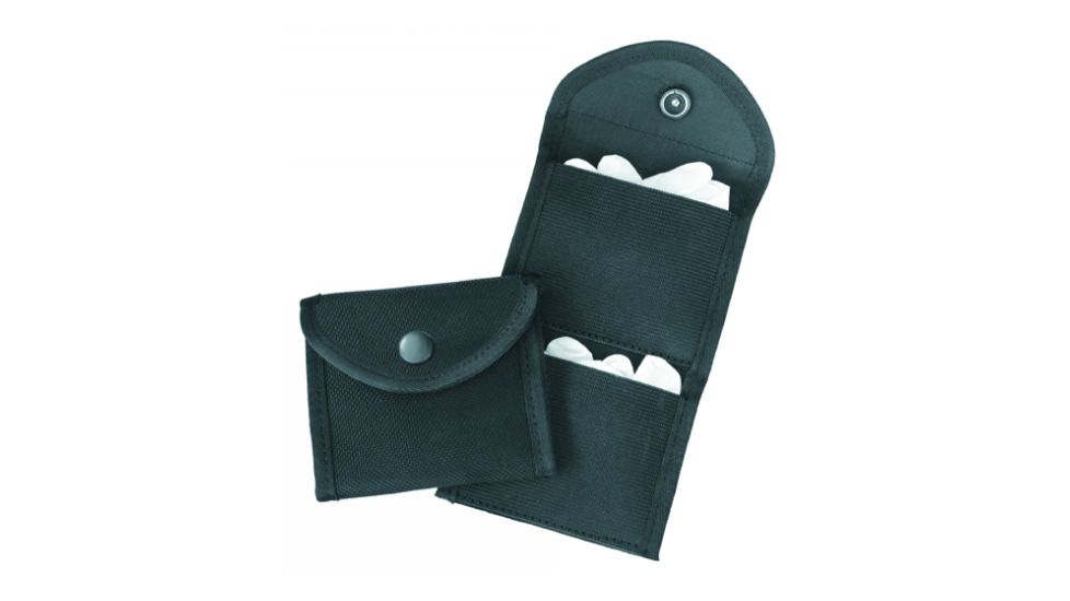 Gould &amp; Goodrich Two Pocket Glove Case, Black Ballistic Nylon, X555