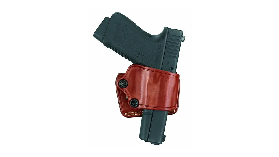 Gould &amp; Goodrich Yaqui Slide Concealment OWB Belt Holster, Glock 17/19, Beretta 92, Right Hand, Chestnut Brown, 801-92F