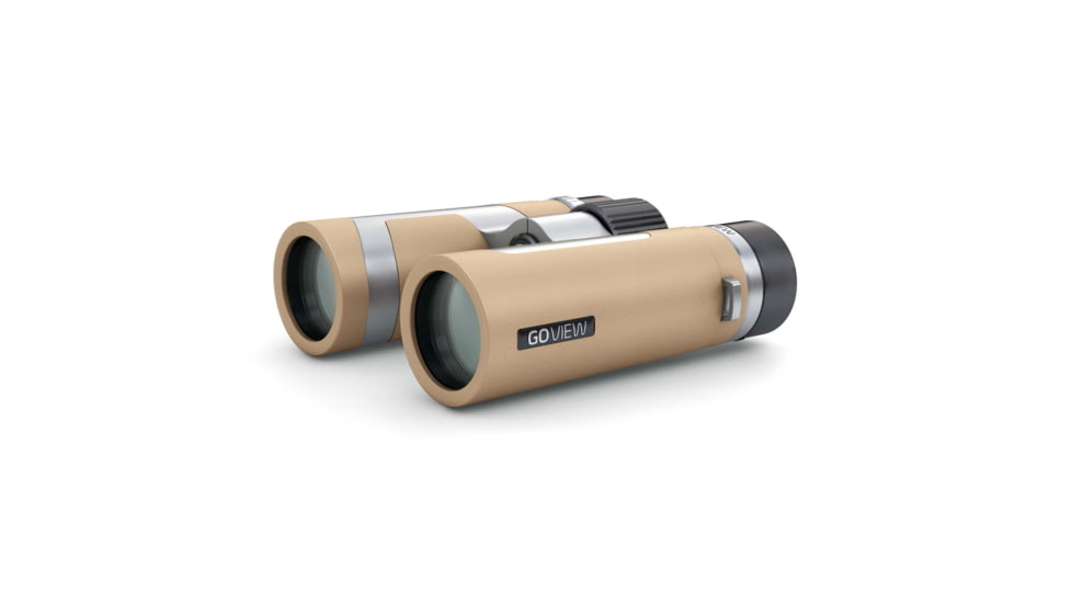 GoView ZOOMR 10x34mm Roof Prism Binoculars, Light Brown, 4260527415947