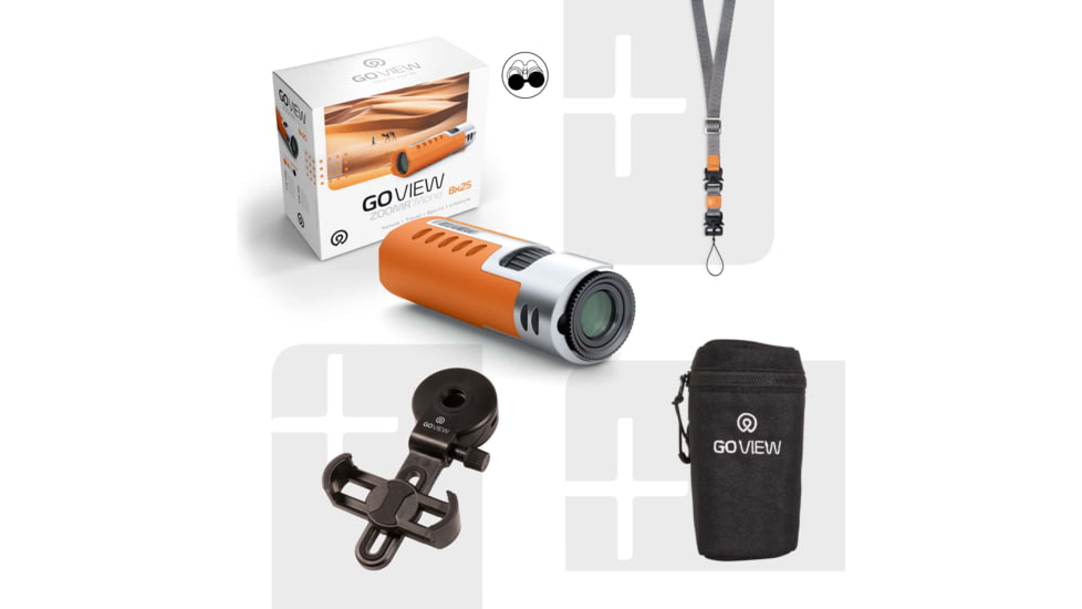 GoView ZOOMR HD 8x25mm Monoculars, Sunset Orange, 4260527416029
