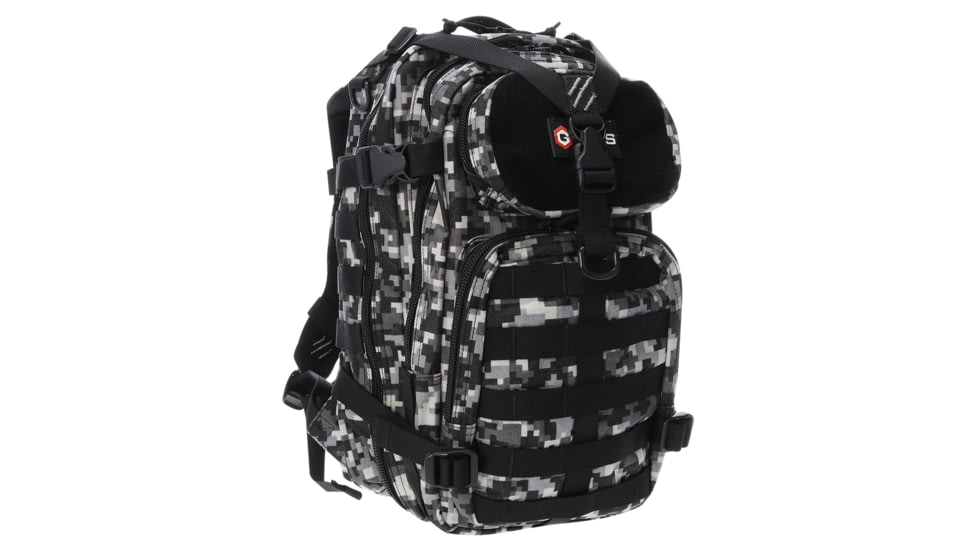 GPS Bags GPST1611BOBGD Tactical Bugout Bag Gray Digital 600D Polyester 2 Handgu