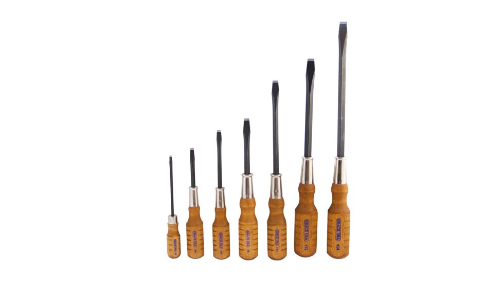 Grace USA Screw Screwdriver Set, 7 Pcs, Wood, GRSDWS7