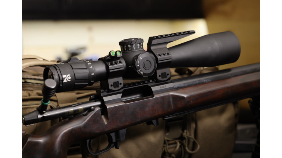 Gray Ops CNC Tactical 35mm Riflescope Ring, 1.250in, Black, GO-35S-TSR