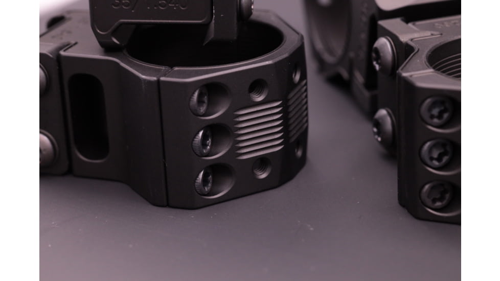 Gray Ops CNC Tactical 36mm Riflescope Ring, 1.540in, Black, GO-36H-TSR