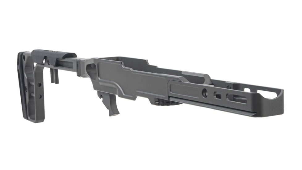 Grey Birch MFG La Chassis 10/22 Complete Aluminum Chassis System, Picatinny/M-LOK, Clear Hardcoat Anodized, Grey, LaChassis-10/22-FS