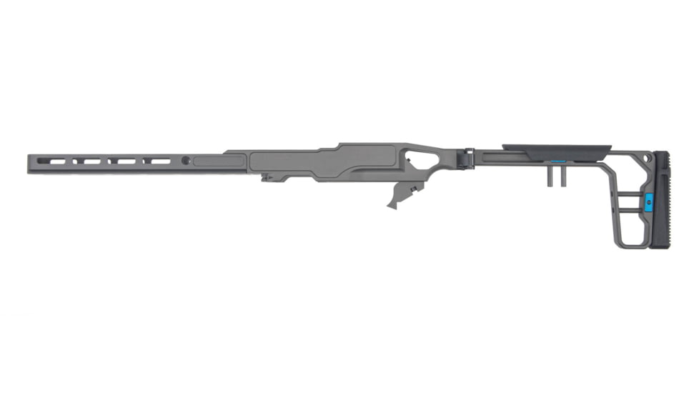 Grey Birch MFG La Chassis 10/22 DLX Complete Aluminum Chassis System, 10 in, Picatinny/M-LOK, Clear Hard Anodize, LaChassis-10/22-DLX
