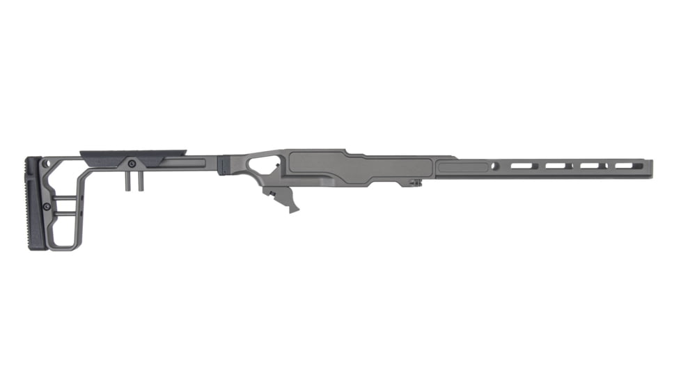 Grey Birch MFG La Chassis 10/22 DLX Complete Aluminum Chassis System, 10 in, Picatinny/M-LOK, Clear Hard Anodize, LaChassis-10/22-DLX