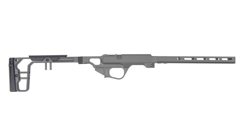 Grey Birch MFG La Chassis 457 Complete Chassis System, CZ 457, Right Handed, 10 in, Picatinny/M-LOK, Clear Hard Anodize, LaChassis-457-RH