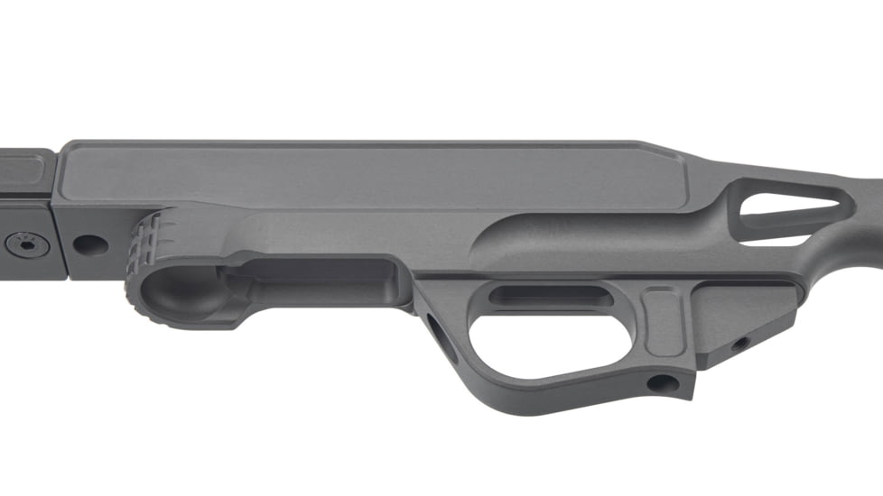 Grey Birch MFG La Chassis T1X Complete Aluminium Chassis System, Right Handed, 10in, Picatinny/M-LOK, Clear Hard Anodize, LaChassis-T1X-RH