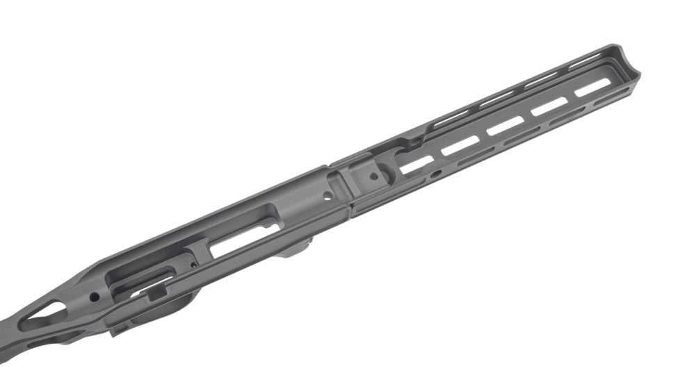Grey Birch MFG La Chassis T1X Complete Aluminium Chassis System, Right Handed, 10in, Picatinny/M-LOK, Clear Hard Anodize, LaChassis-T1X-RH