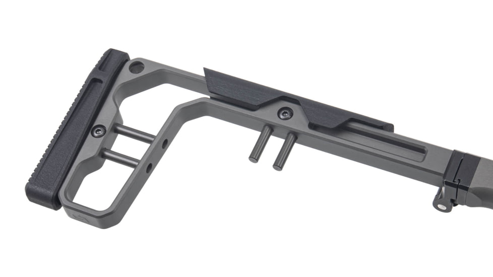 Grey Birch MFG La Chassis TKD Complete Aluminum Chassis System, 10 in, Picatinny/M-LOK, Clear Hard Anodize, LaChassis-TKD