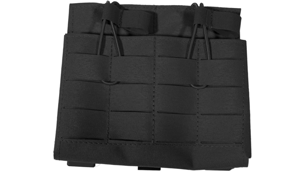 Grey Ghost Gear Double 7.62 Mag Pouch, Laminate, Black, 1051-2