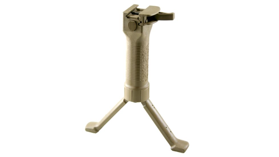 Grip Pod Picatinny Cam Lever Grip w/ Steel Reinforced Legs, Tan, GPSV2CLT