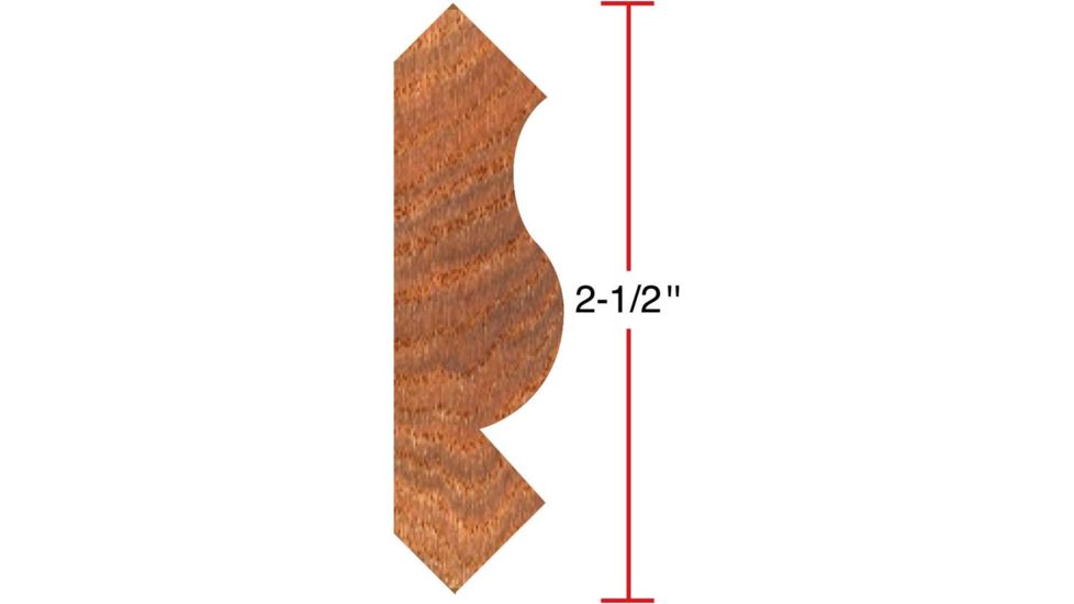 Grizzly Industrial 3in. Crown Moulding - 1in. Bore C2209