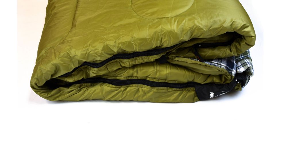 Grizzly Ripstop -0 Degree Sleeping Bag, Olive, Large, 40005