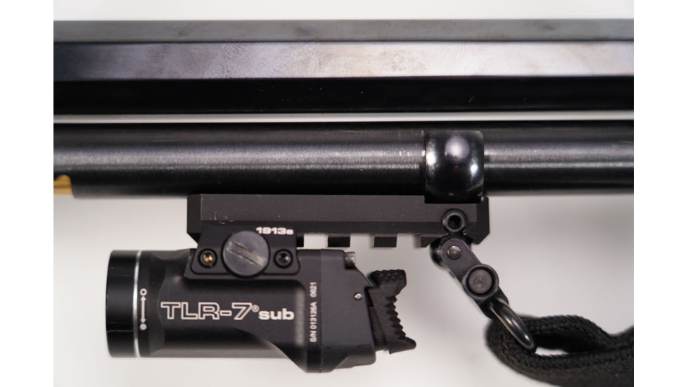 GrovTec US .630 - .675in Tube Mount Rail Barrel Band Mounted Picatinny Rail, Black, GTSW327