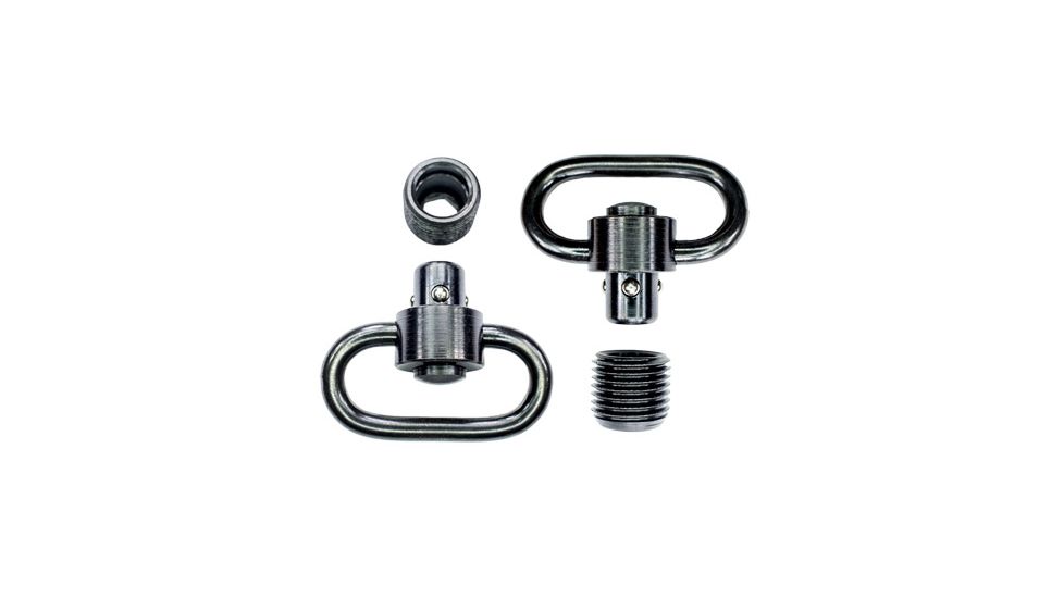 GrovTec US Heavy Duty Push Button Swivel w/Stainless Steel Base, Black, GTSW295