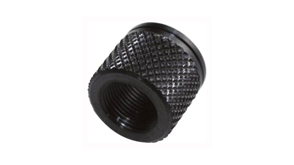 GrovTec US Muzzle Thread Protector, For Most AR Barrels, 1/2x28 Thread, .700in OD, Black, GTHM245
